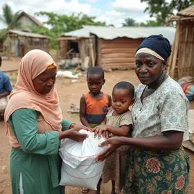 famílias afetadas pelo temporal em Itatiba