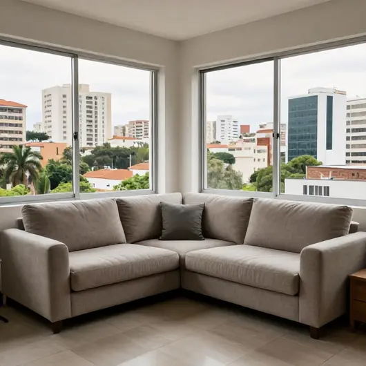 Flat 1Q queen bed and sofa bed Downtown