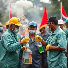 Químicos de Itatiba celebram unidade no Dia do Trabalhador químicos de Itatiba